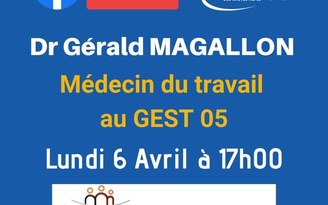 Replay FacebookLive Dr Gérald MAGALLON UPE 05