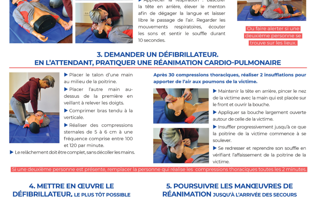 Arrêt cardiaque : les gestes qui sauvent !