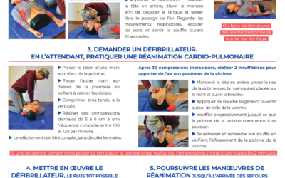 Arrêt cardiaque : les gestes qui sauvent !