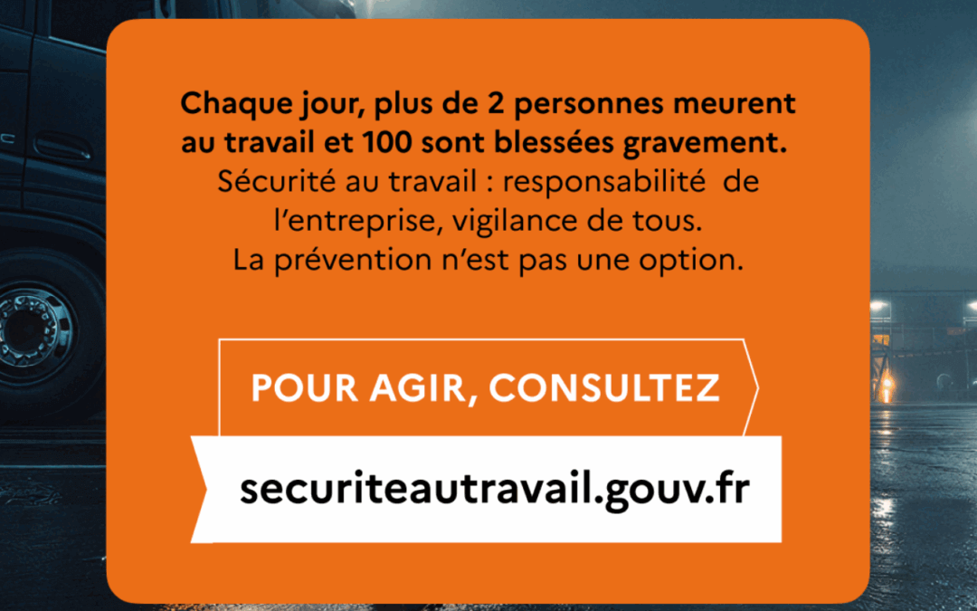 Sécurité au travail : la prévention n’est pas une option